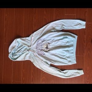 blue abercrombie and fitch hoodie. small